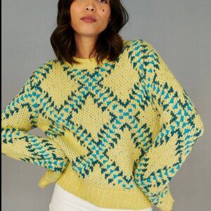 Lingua Franca Chunky Argyle Jacquard - Large